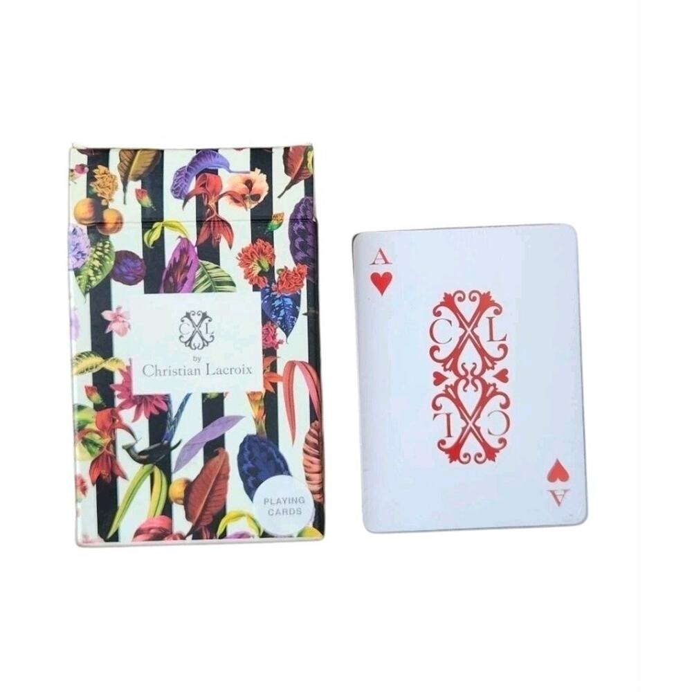 New In Box Sealed Christian Lacroix Designer Playing Cards Deck - Picture 4 of 5